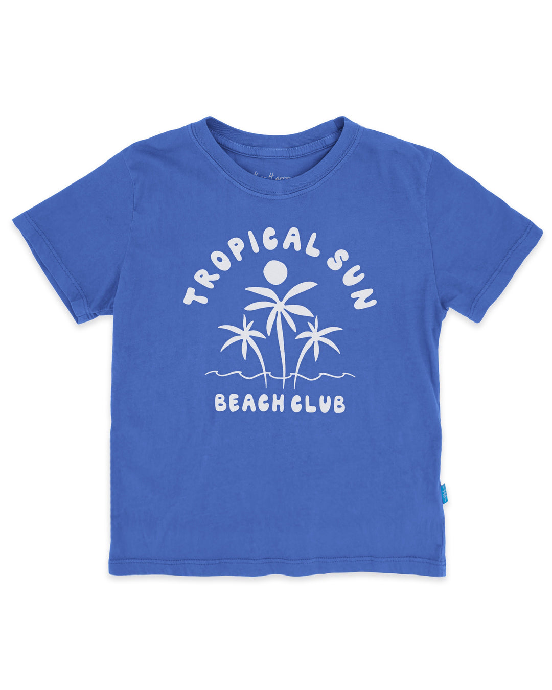 Tropical Sun Tee Blue