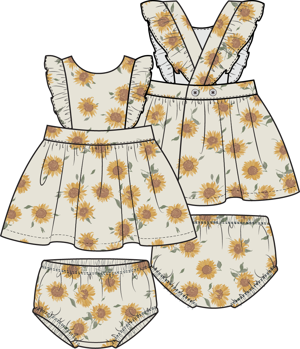 Sunflower Pinafore