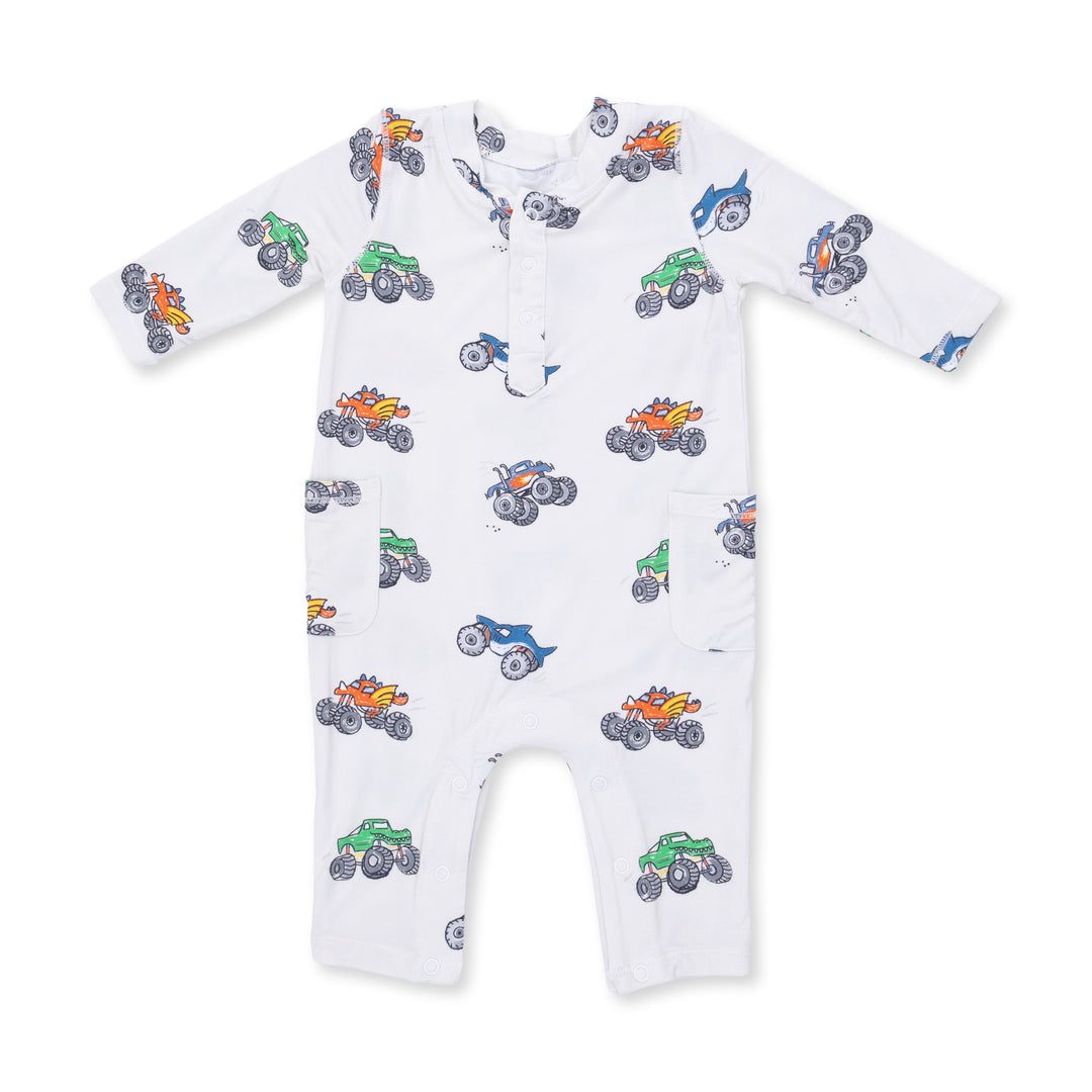 Monster Trucks Romper