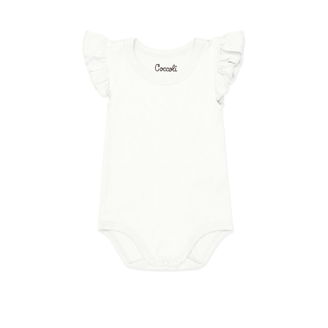 Cream Ruffle Bodysuit
