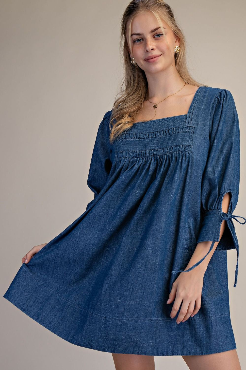 Iris Denim Dress
