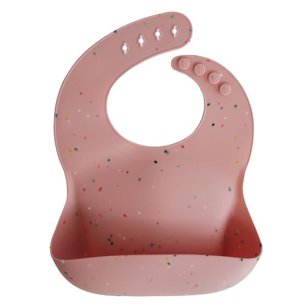 Mushie Bib Pink Confetti