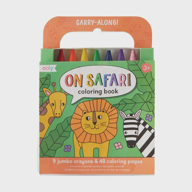 On Safari Coloring Book