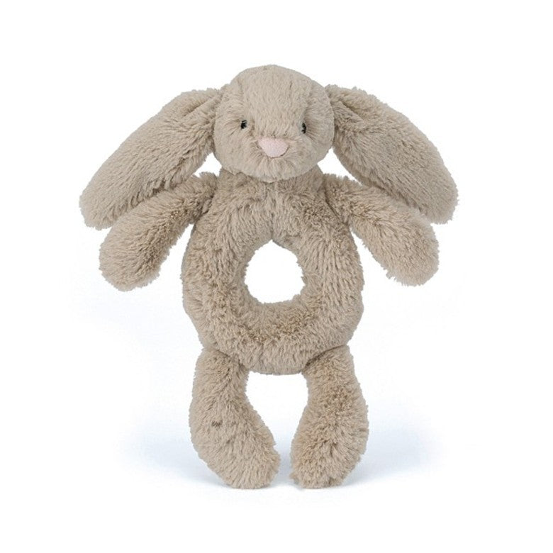 Jellycat Bashful Beige Bunny Ring Rattle