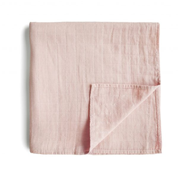 Rose Vanilla Muslin Swaddle