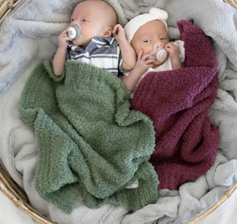 Saranoni Bamboni Mini Blanket in Olive
