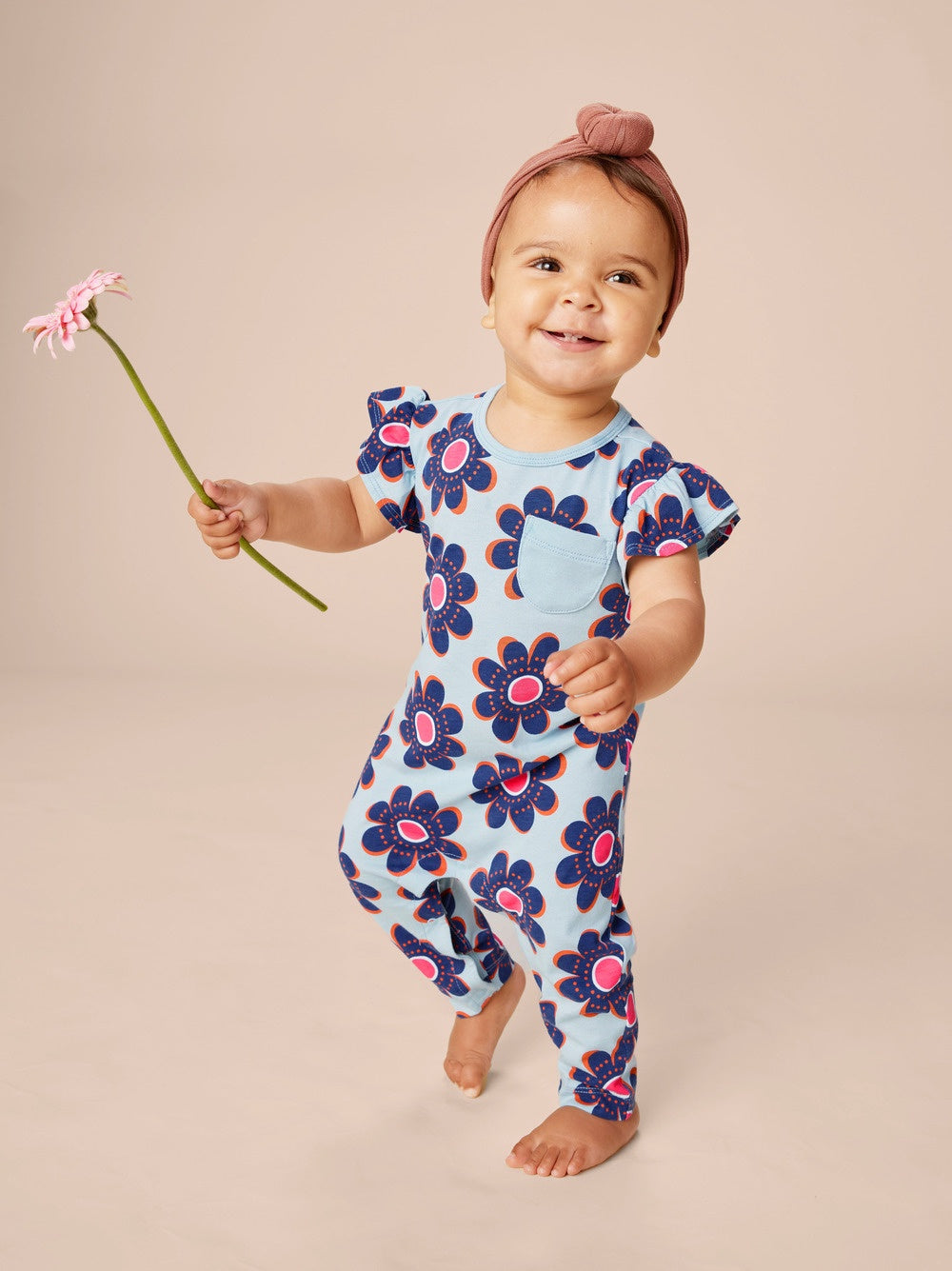 Rosebank Floral Romper – kith + kissui