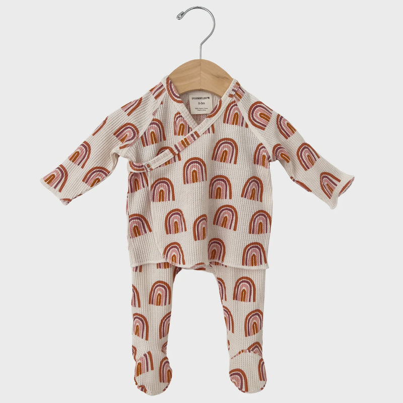 Rust Rainbow Layette Set